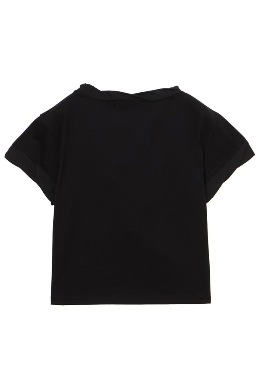 【ミラ ショーン バイ チカ キサダ/mila schon by chika kisada】のツイストフルールカット プルオーバー 人気、トレンドファッション・服の通販 founy(ファニー) 　ファッション　Fashion　レディースファッション　Fashion for Women　トップス・カットソー　Cut & Sew Tops　シャツ・ブラウス・オフィスカジュアル　Elegant Blouses & Button-Ups　ロングTシャツ・Tシャツ　Longline T-Shirts & Tees　カジュアルプルオーバー・ニットトップス　Pullovers & Knit Tops / Casual Pullovers　カットソー・ベーシックTシャツ　Cut-and-Sewn Tops / Stretch Tees & Basics　ショート　Short, Short Length　スリーブ　Sleeve, Long Sleeve / Short Sleeve　ツイスト　Tweed, Tweed Fabric　パターン　Pattern, Design Print　モチーフ　Motif, Design Theme　リボン　Ribbon, Bow　新作・新入荷　New Arrivals / New In　other-2|ID: prp329100004896451 ipo3291000000036609728