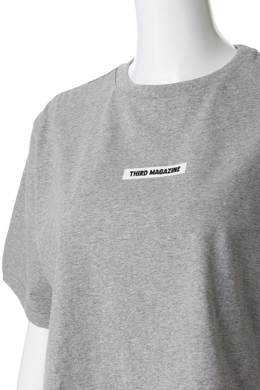 【サードマガジン/THIRD MAGAZINE】のグログランロゴクロップドTシャツ 人気、トレンドファッション・服の通販 founy(ファニー) 　ファッション　Fashion　レディースファッション　Fashion for Women　トップス・カットソー　Cut & Sew Tops　シャツ・ブラウス・オフィスカジュアル　Elegant Blouses & Button-Ups　ロングTシャツ・Tシャツ　Longline T-Shirts & Tees　カットソー・ベーシックTシャツ　Cut-and-Sewn Tops / Stretch Tees & Basics　クロップド　Cropped, Short Length　ショート　Short, Short Length　シンプル　Simple, Minimal　スリーブ　Sleeve, Long Sleeve / Short Sleeve　トレンド　Trend, Trending Now　半袖　Short Sleeve, Half Sleeve　新作・新入荷　New Arrivals / New In　other-5|ID: prp329100004896479 ipo3291000000036609887
