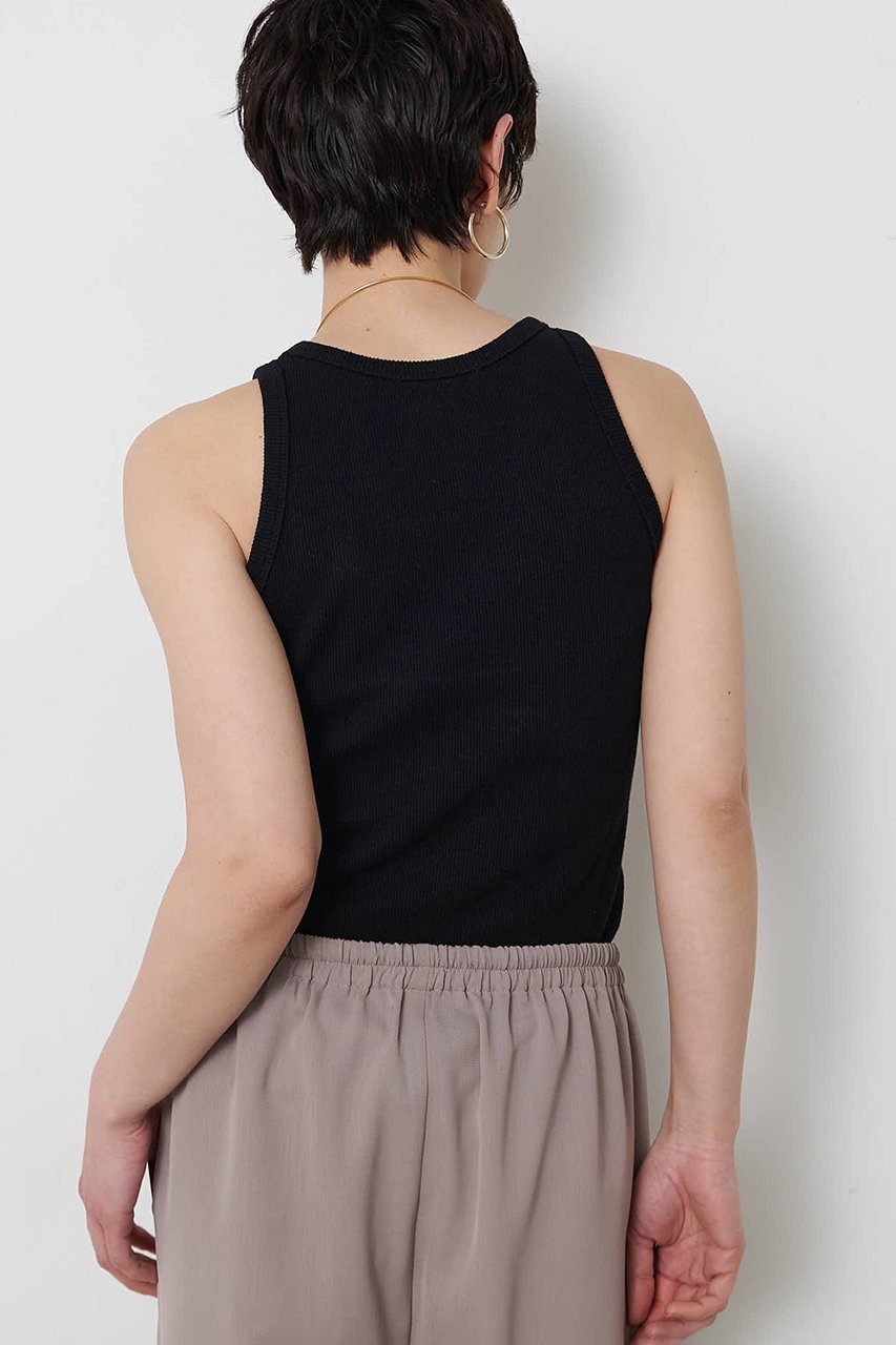 【ウィムガゼット/Whim Gazette】のヴィンテージテレコタンク 人気、トレンドファッション・服の通販 founy(ファニー) 　ファッション　Fashion　レディースファッション　Fashion for Women　トップス・カットソー　Cut & Sew Tops　キャミソール&ノースリーブ　Camisoles & Sleeveless Tops　シャツ・ブラウス・オフィスカジュアル　Elegant Blouses & Button-Ups　ロングTシャツ・Tシャツ　Longline T-Shirts & Tees　カットソー・ベーシックTシャツ　Cut-and-Sewn Tops / Stretch Tees & Basics　キャミソール　Camisole, Spaghetti Strap Top　コンパクト　Compact, Small Size　タンク　Tank Top, Sleeveless Top　テレコ　Ribbed, Rib Stitch　ベーシック　Basic, Essential　ヴィンテージ　Vintage Style　エレガント 上品　Elegant　新作・新入荷　New Arrivals / New In　other-3|ID: prp329100004896508 ipo3291000000036610114