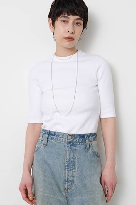 【ウィムガゼット/Whim Gazette】のヴィンテージテレコTシャツ 人気、トレンドファッション・服の通販 founy(ファニー) ファッション Fashion レディースファッション Fashion for Women トップス・カットソー Cut & Sew Tops シャツ・ブラウス・オフィスカジュアル Elegant Blouses & Button-Ups ロングTシャツ・Tシャツ Longline T-Shirts & Tees カットソー・ベーシックTシャツ Cut-and-Sewn Tops / Stretch Tees & Basics コンパクト Compact, Small Size ショート Short, Short Length スリーブ Sleeve, Long Sleeve / Short Sleeve テレコ Ribbed, Rib Stitch ベーシック Basic, Essential ヴィンテージ Vintage Style エレガント 上品 Elegant 半袖 Short Sleeve, Half Sleeve 新作・新入荷 New Arrivals / New In |ID:prp329100004896513