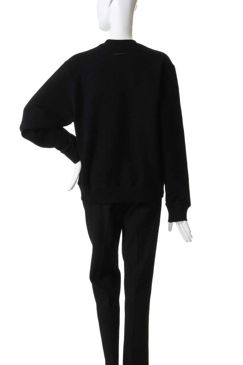 【エムエム6 メゾン マルタン マルジェラ/MM6 Maison Martin Margiela】のロゴプリントスウェットシャツ 人気、トレンドファッション・服の通販 founy(ファニー) 　ファッション　Fashion　レディースファッション　Fashion for Women　トップス・カットソー　Cut & Sew Tops　シャツ・ブラウス・オフィスカジュアル　Elegant Blouses & Button-Ups　レディースパーカー・カジュアルフーディー　Casual Hoodies & Sweatshirts　ロングTシャツ・Tシャツ　Longline T-Shirts & Tees　スウェット・クルーネックトップス　Sweatshirts & Crewnecks / Relaxed Fit Sweat Tops　カットソー・ベーシックTシャツ　Cut-and-Sewn Tops / Stretch Tees & Basics　スウェット / スエット　Sweatshirt, Sweatwear　フロント　Front, Front Design　プリント　Print, Printed Pattern　ロング　Long, Long-Length　新作・新入荷　New Arrivals / New In　other-4|ID: prp329100004896517 ipo3291000000036610180