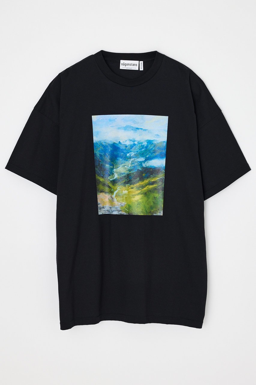 【ナゴンスタンス/nagonstans】の【4/1 10:00販売開始】t-shirt インテリア・キッズ・メンズ・レディースファッション・服の通販 founy(ファニー) 　ファッション　Fashion　レディースファッション　Fashion for Women　トップス・カットソー　Cut & Sew Tops　シャツ・ブラウス・オフィスカジュアル　Elegant Blouses & Button-Ups　ロングTシャツ・Tシャツ　Longline T-Shirts & Tees　カットソー・ベーシックTシャツ　Cut-and-Sewn Tops / Stretch Tees & Basics　ショート　Short, Short Length　シンプル　Simple, Minimal　スリーブ　Sleeve, Long Sleeve / Short Sleeve　プリント　Print, Printed Pattern　ベーシック　Basic, Essential　ワーク　Workwear, Utility Style　新作・新入荷　New Arrivals / New In　Black|ID: prp329100004896522 ipo3291000000036610216