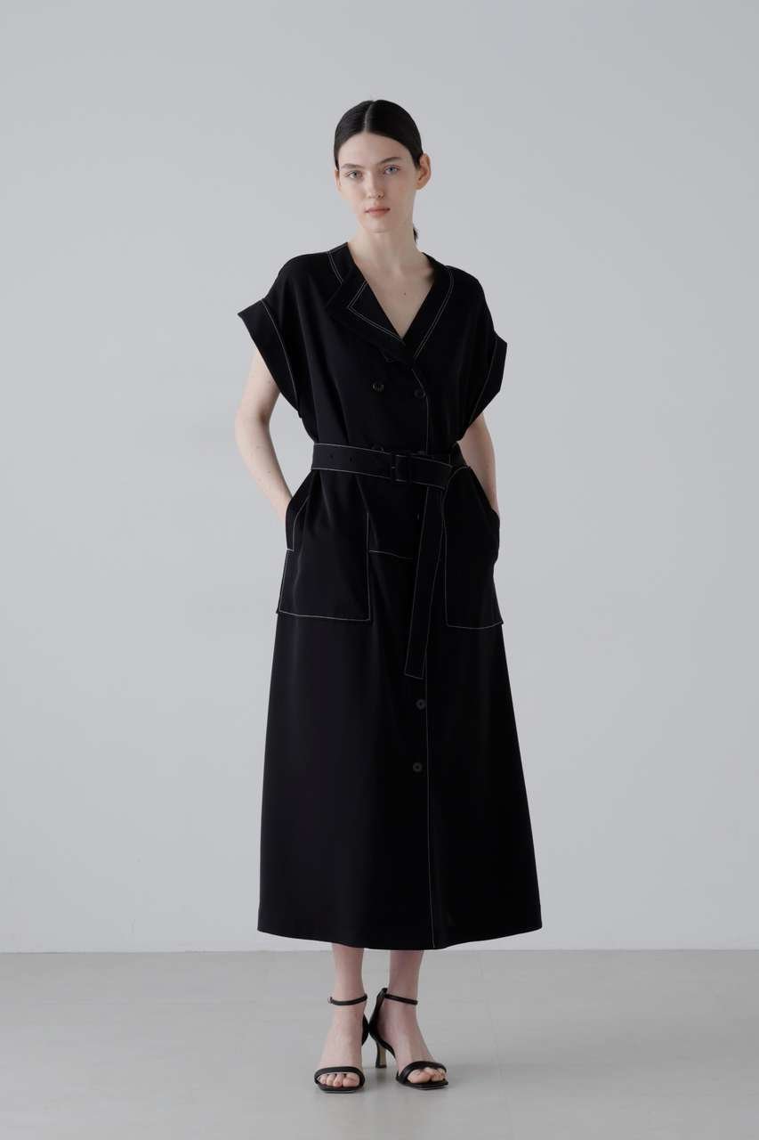 【アドーア/ADORE】のドライストレッチツイルワンピース インテリア・キッズ・メンズ・レディースファッション・服の通販 founy(ファニー) ファッション Fashion レディースファッション Fashion for Women ワンピース Dresses チュニック Tunic Tops & Dresses チュニック Tunic, Long Top トレンチ Trench, Trench Coat ドレス Dress, One-Piece ドレープ Drape, Draping Fabric リュクス Luxury, Elegant, High-End, Chic ロング Long, Long-Length エレガント 上品 Elegant 人気 Popular, Best Seller 新作・新入荷 New Arrivals / New In ブラック|ID: prp329100004896558 ipo3291000000036610539