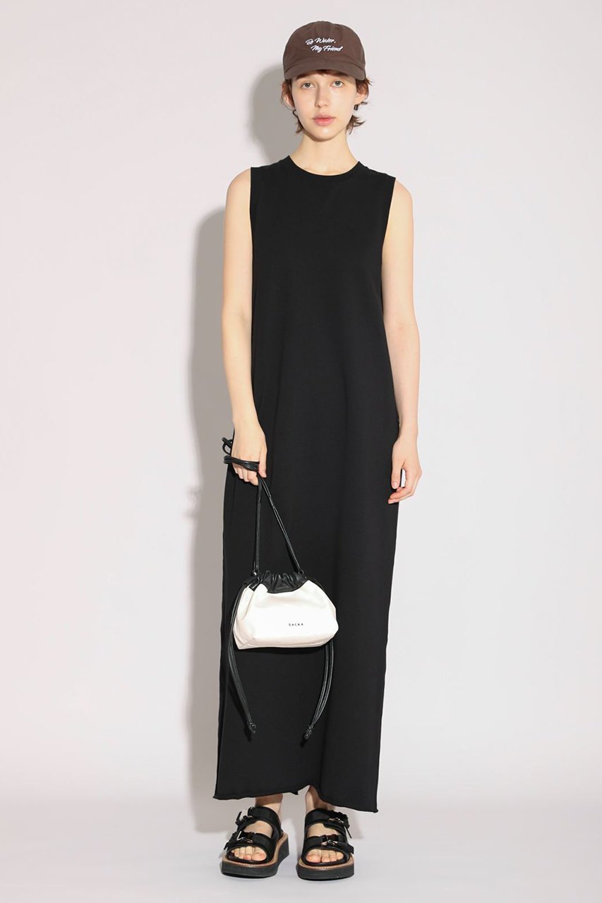 【サクラ/SACRA】のエクストラファインフリースノースリーブワンピース 人気、トレンドファッション・服の通販 founy(ファニー) 　ファッション　Fashion　レディースファッション　Fashion for Women　ワンピース　Dresses　チュニック　Tunic Tops & Dresses　アメリカン　American Style　スリーブ　Sleeve, Long Sleeve / Short Sleeve　チュニック　Tunic, Long Top　デコルテ　Décolleté, Neckline　ロング　Long, Long-Length　エレガント 上品　Elegant　新作・新入荷　New Arrivals / New In　other-8|ID: prp329100004896561 ipo3291000000036610590
