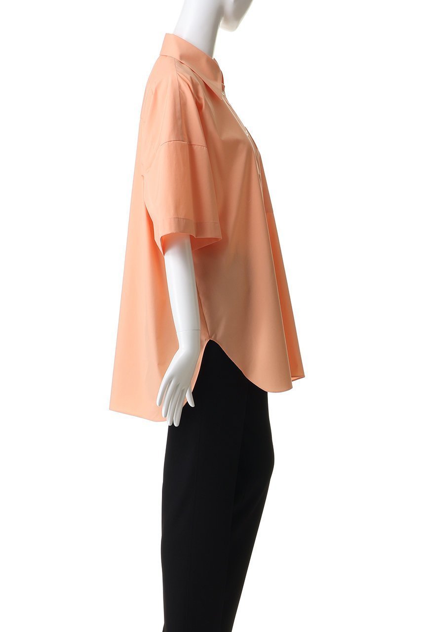 【エンフォルド/ENFOLD】のHALF-SLEEVES BOX SHIRT 大人の最旬トレンドファッション＆コーディネート founy(ファウニー) 　ファッション　Fashion　レディースファッション　Fashion for Women　トップス・カットソー　Cut & Sew Tops　シャツ・ブラウス・オフィスカジュアル　Elegant Blouses & Button-Ups　なめらか　Smooth, Silky Texture　ショート　Short, Short Length　シンプル　Simple, Minimal　スリーブ　Sleeve, Long Sleeve / Short Sleeve　ポケット　Pocket, Pocket Detail　春　Spring　other-3|ID: prp329100004896570 ipo3291000000037028292