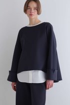 【ル フィル/LE PHIL】のスキューバダンボールバックタックブラウス 人気、トレンドファッション・服の通販 founy(ファニー) ファッション Fashion レディースファッション Fashion for Women トップス・カットソー Cut & Sew Tops シャツ・ブラウス・オフィスカジュアル Elegant Blouses & Button-Ups バッグ Bags スリーブ Sleeve, Long Sleeve / Short Sleeve フォルム Silhouette, Form ロング Long, Long-Length 定番 Standard, Basic Item 新作・新入荷 New Arrivals / New In thumbnail ネイビー|ID: prp329100004896583 ipo3291000000036610790