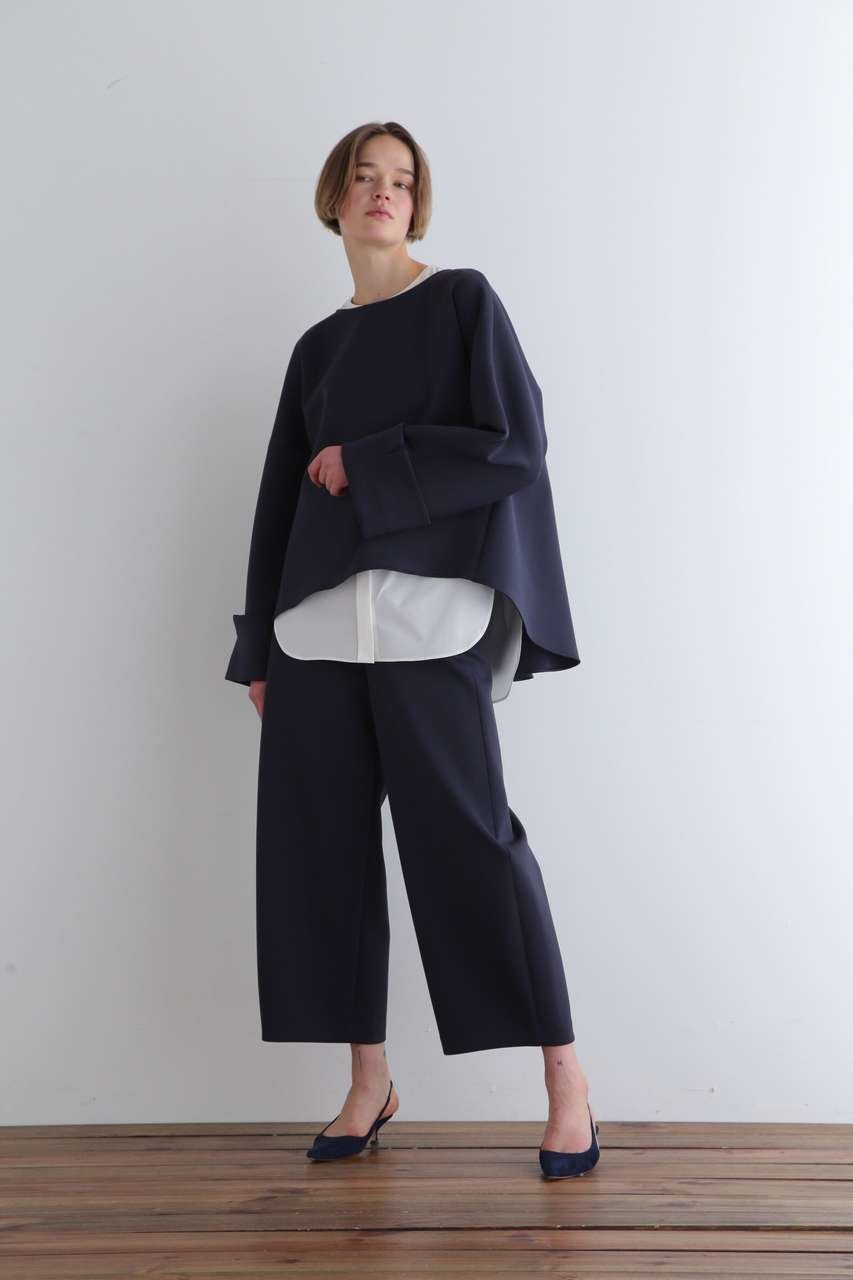 【ル フィル/LE PHIL】のスキューバダンボールバックタックブラウス 人気、トレンドファッション・服の通販 founy(ファニー) 　ファッション　Fashion　レディースファッション　Fashion for Women　トップス・カットソー　Cut & Sew Tops　シャツ・ブラウス・オフィスカジュアル　Elegant Blouses & Button-Ups　バッグ　Bags　スリーブ　Sleeve, Long Sleeve / Short Sleeve　フォルム　Silhouette, Form　ロング　Long, Long-Length　定番　Standard, Basic Item　新作・新入荷　New Arrivals / New In　other-3|ID: prp329100004896583 ipo3291000000036643641