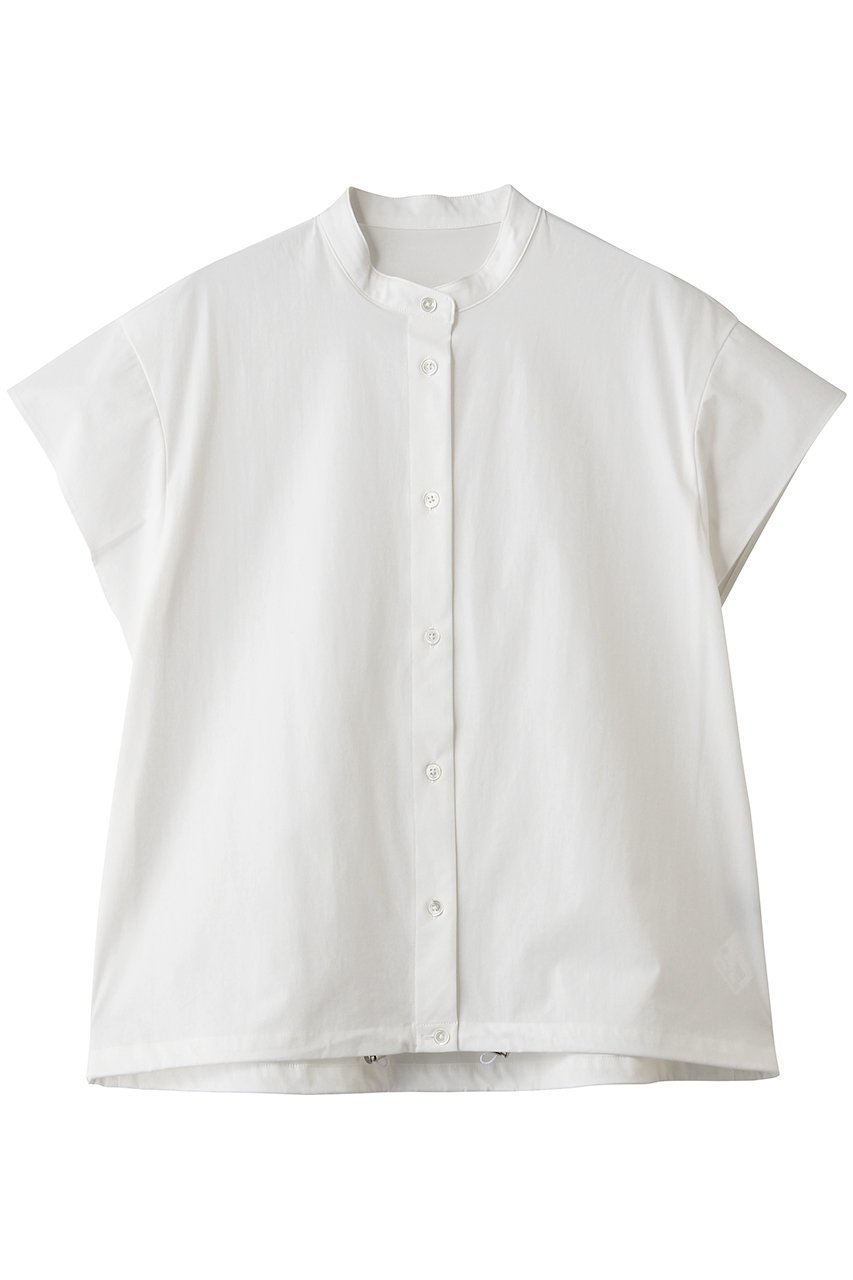 【エリオポール/heliopole】のフレンチスリーブドローストリングシャツ インテリア・キッズ・メンズ・レディースファッション・服の通販 founy(ファニー) ファッション Fashion レディースファッション Fashion for Women トップス・カットソー Cut & Sew Tops シャツ・ブラウス・オフィスカジュアル Elegant Blouses & Button-Ups おすすめ Recommended / Our Picks ショート Short, Short Length シンプル Simple, Minimal スリーブ Sleeve, Long Sleeve / Short Sleeve セットアップ Set-Up, Coordinated Outfit タフタ Taffeta, Structured Fabric バルーン Balloon, Balloon Silhouette 新作・新入荷 New Arrivals / New In ホワイト|ID: prp329100004896586 ipo3291000000036610819