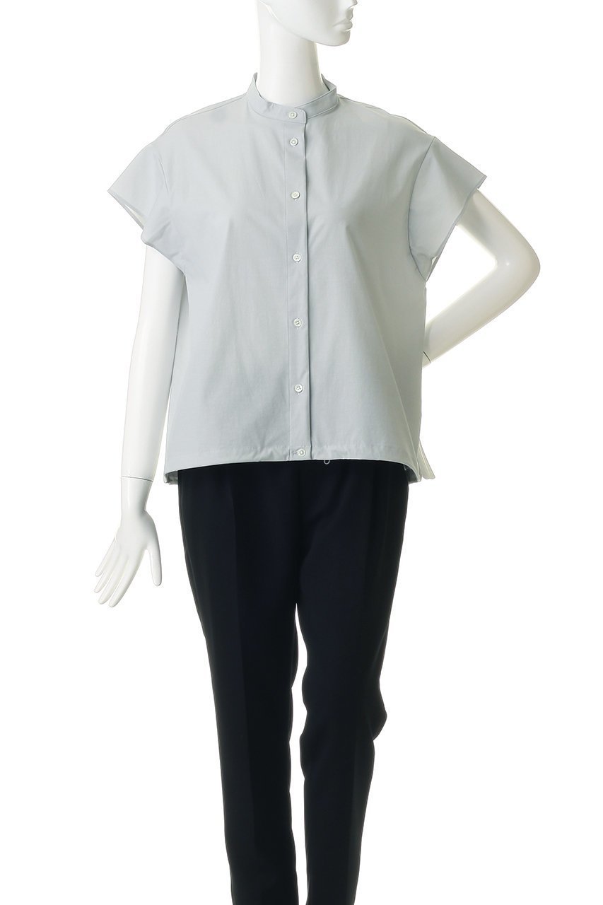 【エリオポール/heliopole】のフレンチスリーブドローストリングシャツ 人気、トレンドファッション・服の通販 founy(ファニー) ファッション Fashion レディースファッション Fashion for Women トップス・カットソー Cut & Sew Tops シャツ・ブラウス・オフィスカジュアル Elegant Blouses & Button-Ups おすすめ Recommended / Our Picks ショート Short, Short Length シンプル Simple, Minimal スリーブ Sleeve, Long Sleeve / Short Sleeve セットアップ Set-Up, Coordinated Outfit タフタ Taffeta, Structured Fabric バルーン Balloon, Balloon Silhouette 新作・新入荷 New Arrivals / New In other-2|ID: prp329100004896586 ipo3291000000036610826