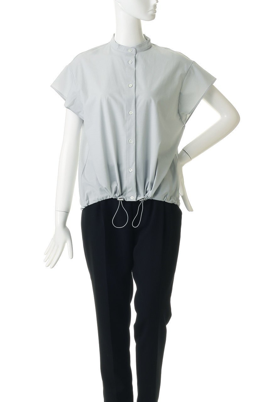 【エリオポール/heliopole】のフレンチスリーブドローストリングシャツ 人気、トレンドファッション・服の通販 founy(ファニー) ファッション Fashion レディースファッション Fashion for Women トップス・カットソー Cut & Sew Tops シャツ・ブラウス・オフィスカジュアル Elegant Blouses & Button-Ups おすすめ Recommended / Our Picks ショート Short, Short Length シンプル Simple, Minimal スリーブ Sleeve, Long Sleeve / Short Sleeve セットアップ Set-Up, Coordinated Outfit タフタ Taffeta, Structured Fabric バルーン Balloon, Balloon Silhouette 新作・新入荷 New Arrivals / New In other-6|ID: prp329100004896586 ipo3291000000036610835