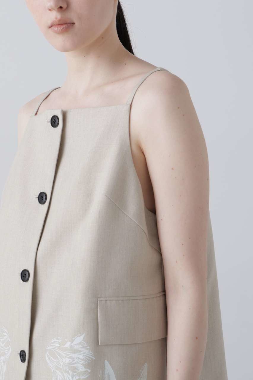 【アドーア/ADORE】のドライハイブリッドブラウス 人気、トレンドファッション・服の通販 founy(ファニー) 　ファッション　Fashion　レディースファッション　Fashion for Women　トップス・カットソー　Cut & Sew Tops　キャミソール&ノースリーブ　Camisoles & Sleeveless Tops　シャツ・ブラウス・オフィスカジュアル　Elegant Blouses & Button-Ups　オックス　Oxford Fabric　ジャケット　Jacket, Outerwear　セットアップ　Set-Up, Coordinated Outfit　ノースリーブ　Sleeveless, No-Sleeve　フラワー　Flower, Floral　プリント　Print, Printed Pattern　マニッシュ　Mannish, Boyish　ミックス　Mix, Mixed Style　ラップ　Wrap, Wrap Design　ラバー　Rubber, Rubber Sole　新作・新入荷　New Arrivals / New In　other-8|ID: prp329100004896594 ipo3291000000036610887