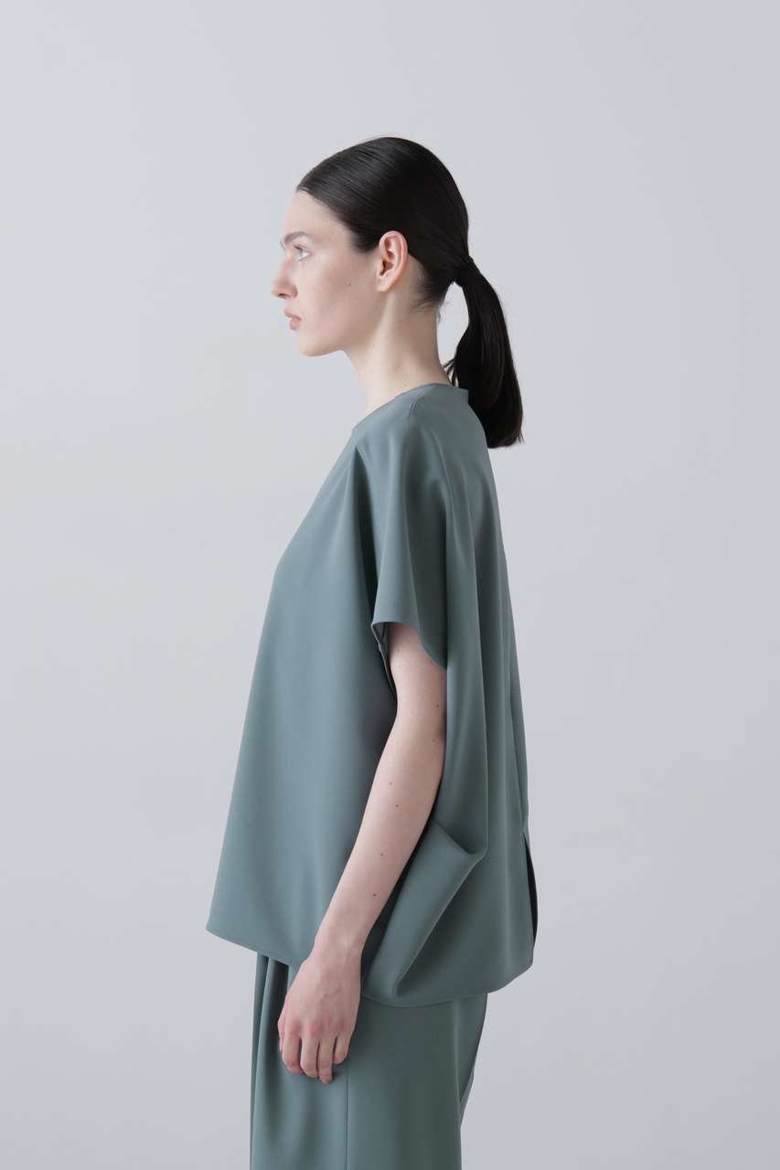 【アドーア/ADORE】のストレッチジョーゼットブラウス 人気、トレンドファッション・服の通販 founy(ファニー) ファッション Fashion レディースファッション Fashion for Women トップス・カットソー Cut & Sew Tops シャツ・ブラウス・オフィスカジュアル Elegant Blouses & Button-Ups おすすめ Recommended / Our Picks ショート Short, Short Length スリット Slit, Slit Detail スリーブ Sleeve, Long Sleeve / Short Sleeve セットアップ Set-Up, Coordinated Outfit ルーズ Loose, Oversized エレガント 上品 Elegant 夏 Summer 新作・新入荷 New Arrivals / New In 春 Spring S/S・春夏 SS, Spring/Summer, Warm Season other-3|ID: prp329100004896598 ipo3291000000036610901