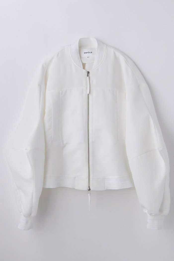 【エンフォルド/ENFOLD】のMONSTER SLEEVES BLOUSON インテリア・キッズ・メンズ・レディースファッション・服の通販 founy(ファニー) https://founy.com/ ファッション Fashion レディースファッション Fashion for Women アウター Coat / Outerwear Collection レディースジャケット・軽アウター Jackets ブルゾンジャケット・スポーティアウター Blouson Jackets サークル Circle, Round Design ジャケット Jacket, Outerwear ドレープ Drape, Draping Fabric バランス Balance, Style Balance フォルム Silhouette, Form ブルゾン Blouson, Bomber Jacket 今季 This Season, Current Season 再入荷 Restock / Back in Stock |ID: prp329100004896615 ipo3291000000036904768