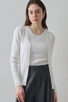 【ウィムガゼット/Whim Gazette】の【Drawing Numbers】リブVネックカーディガン 人気、トレンドファッション・服の通販 founy(ファニー) ファッション Fashion レディースファッション Fashion for Women トップス・カットソー Cut & Sew Tops ニット Knit Tops & Sweaters カーディガン・羽織り Layered Style Cardigans Vネックトップス V-Neck Tops / V-Cut Neckline Shirts おすすめ Recommended / Our Picks インナー Innerwear カーディガン Cardigan, Knitwear クラシック Classic, Timeless Style シンプル Simple, Minimal タンク Tank Top, Sleeveless Top デコルテ Décolleté, Neckline リブニット Rib Knit, Ribbed Knit 新作・新入荷 New Arrivals / New In |ID:prp329100004896622