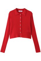 【サクラ/SACRA】のファインツイストコットンリネンリブカーディガン 人気、トレンドファッション・服の通販 founy(ファニー) ファッション Fashion レディースファッション Fashion for Women トップス・カットソー Cut & Sew Tops ニット Knit Tops & Sweaters カーディガン・羽織り Layered Style Cardigans おすすめ Recommended / Our Picks カーディガン Cardigan, Knitwear クロップド Cropped, Short Length コンパクト Compact, Small Size リラックス Relax, Relaxed Fit 今季 This Season, Current Season 定番 Standard, Basic Item 新作・新入荷 New Arrivals / New In thumbnail レッド|ID: prp329100004896625 ipo3291000000036611099