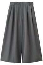 【ジェイドット/j.】のドライタッチツイル ロングキュロットパンツ グレー|ID: prp329100004896673 ipo3291000000036904827