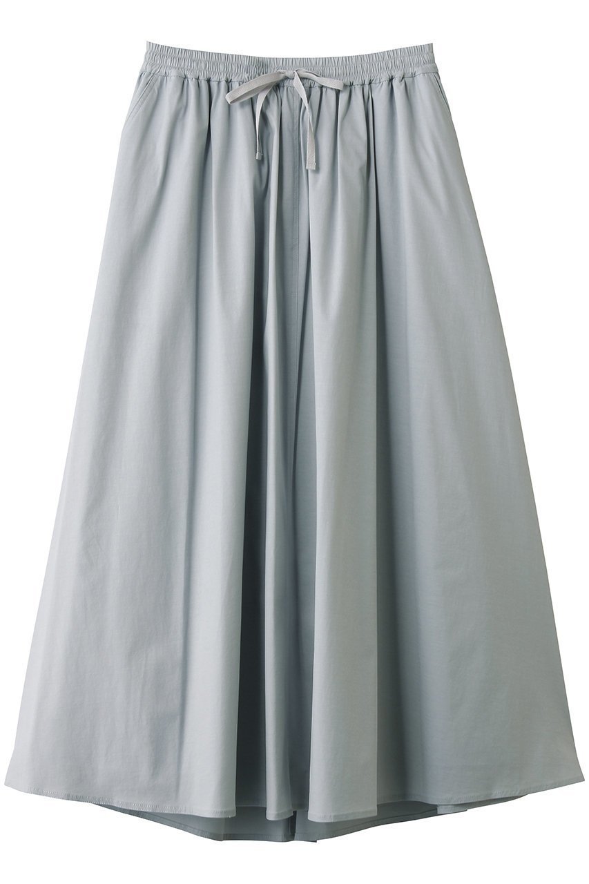 【エリオポール/heliopole】のソローストリングギャザースカート インテリア・キッズ・メンズ・レディースファッション・服の通販 founy(ファニー) 　ファッション　Fashion　レディースファッション　Fashion for Women　スカート　Skirts　ロングスカート　Long Skirts / Maxi & Midi Skirts　おすすめ　Recommended / Our Picks　ギャザー　Gathered, Ruffled　セットアップ　Set-Up, Coordinated Outfit　タフタ　Taffeta, Structured Fabric　フレア　Flare, Flared　ロング　Long, Long-Length　新作・新入荷　New Arrivals / New In　スカイブルー|ID: prp329100004896685 ipo3291000000036611517