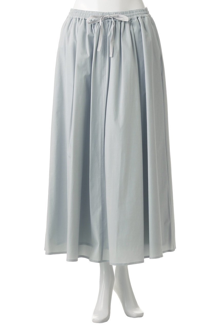【エリオポール/heliopole】のソローストリングギャザースカート 人気、トレンドファッション・服の通販 founy(ファニー) 　ファッション　Fashion　レディースファッション　Fashion for Women　スカート　Skirts　ロングスカート　Long Skirts / Maxi & Midi Skirts　おすすめ　Recommended / Our Picks　ギャザー　Gathered, Ruffled　セットアップ　Set-Up, Coordinated Outfit　タフタ　Taffeta, Structured Fabric　フレア　Flare, Flared　ロング　Long, Long-Length　新作・新入荷　New Arrivals / New In　other-2|ID: prp329100004896685 ipo3291000000036611519