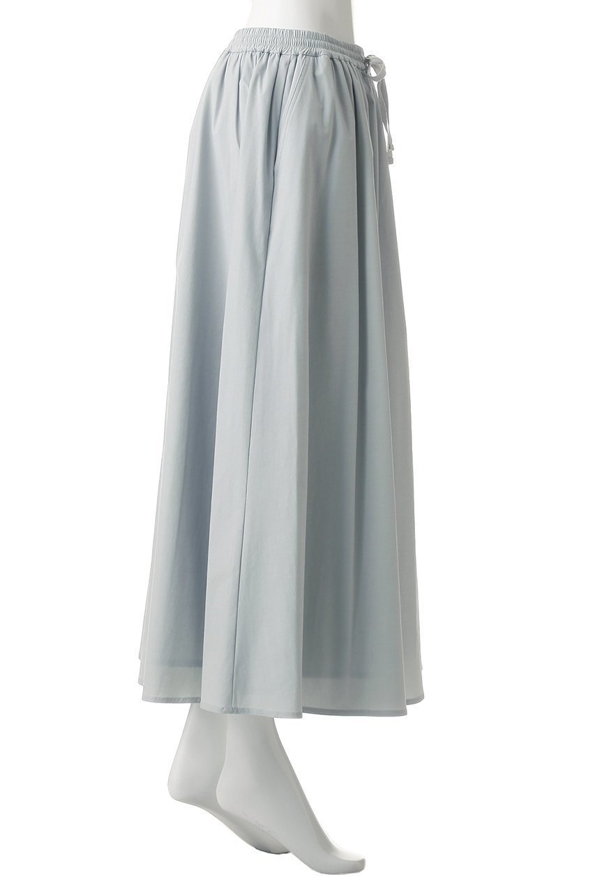 【エリオポール/heliopole】のソローストリングギャザースカート 人気、トレンドファッション・服の通販 founy(ファニー) 　ファッション　Fashion　レディースファッション　Fashion for Women　スカート　Skirts　ロングスカート　Long Skirts / Maxi & Midi Skirts　おすすめ　Recommended / Our Picks　ギャザー　Gathered, Ruffled　セットアップ　Set-Up, Coordinated Outfit　タフタ　Taffeta, Structured Fabric　フレア　Flare, Flared　ロング　Long, Long-Length　新作・新入荷　New Arrivals / New In　other-3|ID: prp329100004896685 ipo3291000000036611521