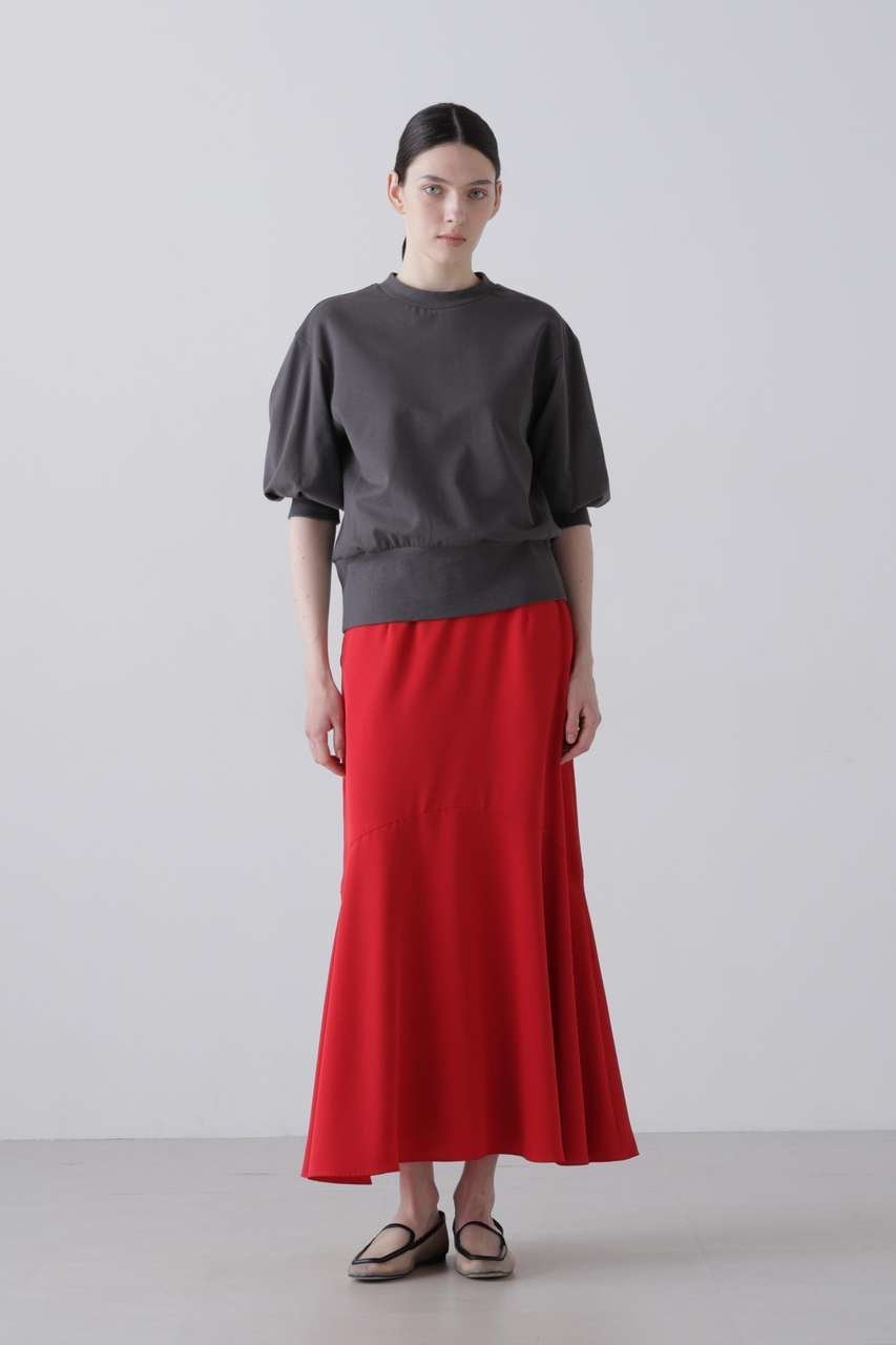【アドーア/ADORE】のピーチファイユスカート インテリア・キッズ・メンズ・レディースファッション・服の通販 founy(ファウニー) 　ファッション　Fashion　レディースファッション　Fashion for Women　スカート　Skirts　ロングスカート　Long Skirts / Maxi & Midi Skirts　おすすめ　Recommended / Our Picks　セットアップ　Set-Up, Coordinated Outfit　フレア　Flare, Flared　ロング　Long, Long-Length　エレガント 上品　Elegant　レッド|ID: prp329100004896689 ipo3291000000036611531