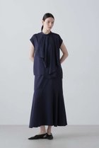【アドーア/ADORE】のピーチファイユスカート 大人の最旬トレンドファッション＆コーディネート founy(ファウニー) ファッション Fashion レディースファッション Fashion for Women スカート Skirts ロングスカート Long Skirts / Maxi & Midi Skirts おすすめ Recommended / Our Picks セットアップ Set-Up, Coordinated Outfit フレア Flare, Flared ロング Long, Long-Length エレガント 上品 Elegant thumbnail ネイビー|ID: prp329100004896689 ipo3291000000036611535
