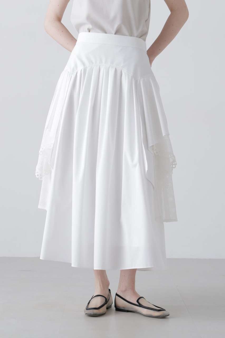 【アドーア/ADORE】のグラフコットンスカート 大人の最旬トレンドファッション＆コーディネート founy(ファウニー) 　ファッション　Fashion　レディースファッション　Fashion for Women　スカート　Skirts　ロングスカート　Long Skirts / Maxi & Midi Skirts　おすすめ　Recommended / Our Picks　セットアップ　Set-Up, Coordinated Outfit　フェミニン　Feminine, Girly　メッシュ　Mesh, Net Fabric　ラッフル　Ruffle, Frill　レース　Lace, Lace Fabric　ロング　Long, Long-Length　再入荷　Restock / Back in Stock　other-2|ID: prp329100004896692 ipo3291000000036611583