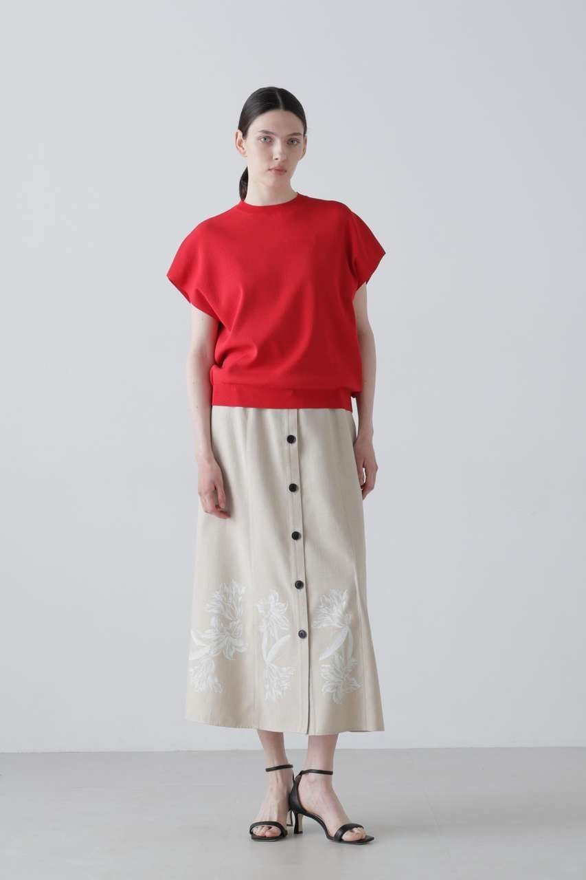 【アドーア/ADORE】のドライハイブリッドスカート 大人の最旬トレンドファッション＆コーディネート founy(ファウニー) 　ファッション　Fashion　レディースファッション　Fashion for Women　スカート　Skirts　ロングスカート　Long Skirts / Maxi & Midi Skirts　おすすめ　Recommended / Our Picks　オックス　Oxford Fabric　セットアップ　Set-Up, Coordinated Outfit　フレア　Flare, Flared　フロント　Front, Front Design　プリント　Print, Printed Pattern　ミックス　Mix, Mixed Style　ラバー　Rubber, Rubber Sole　ロング　Long, Long-Length　other-4|ID: prp329100004896695 ipo3291000000036611606
