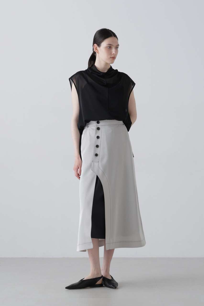 【アドーア/ADORE】のドライストレッチツイルスカート インテリア・キッズ・メンズ・レディースファッション・服の通販 founy(ファウニー) 　ファッション　Fashion　レディースファッション　Fashion for Women　スカート　Skirts　ロングスカート　Long Skirts / Maxi & Midi Skirts　アンダー　Underwear Essentials　ドレープ　Drape, Draping Fabric　ボトム　Bottoms, Lower Wear　ロング　Long, Long-Length　エレガント 上品　Elegant　再入荷　Restock / Back in Stock　ベージュ|ID: prp329100004896698 ipo3291000000036611621