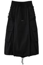 【ミュベール/MUVEIL】のフラワーカーゴスカート ブラック|ID: prp329100004896705 ipo3291000000036905234