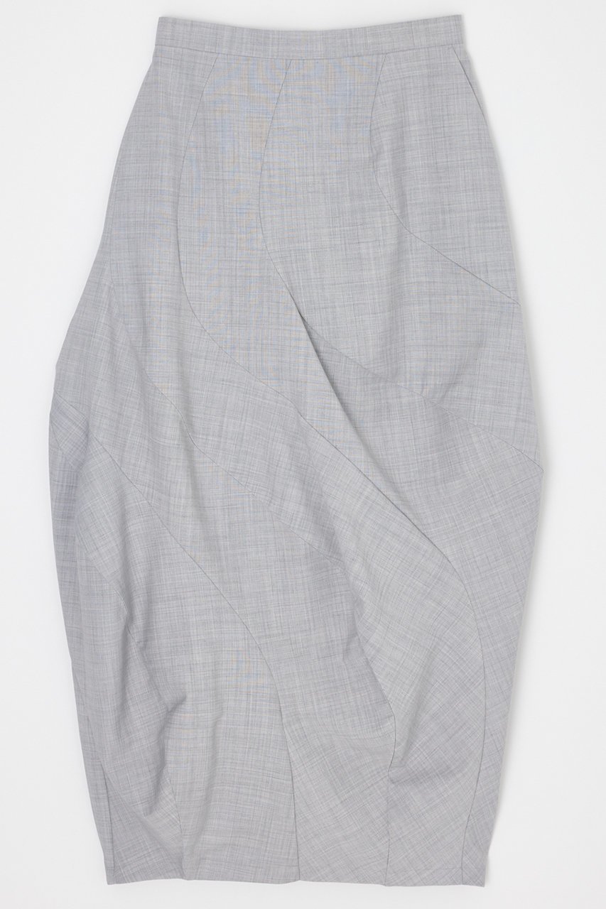 【ナゴンスタンス/nagonstans】のridge line skirt インテリア・キッズ・メンズ・レディースファッション・服の通販 founy(ファウニー) 　ファッション　Fashion　レディースファッション　Fashion for Women　スカート　Skirts　ロングスカート　Long Skirts / Maxi & Midi Skirts　シンプル　Simple, Minimal　ストレッチ　Stretch, Stretchy Fabric　ストレート　Straight, Straight Cut　ロング　Long, Long-Length　夏　Summer　Wolf|ID: prp329100004896708 ipo3291000000036905243