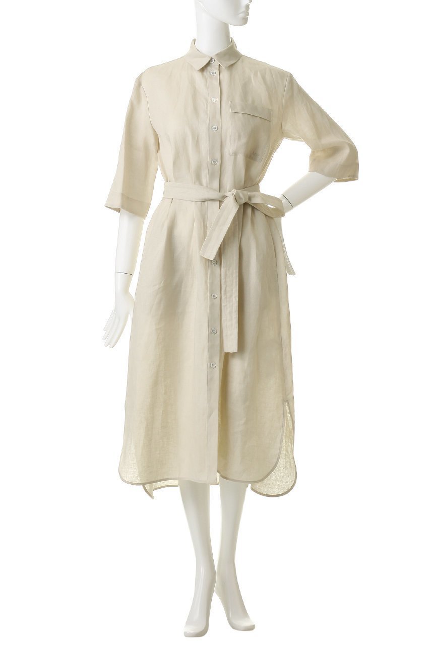 【マックスマーラ/Max Mara】の【MM】TABELLA ベルテッド シャツ ワンピース 人気、トレンドファッション・服の通販 founy(ファニー) 　ファッション　Fashion　レディースファッション　Fashion for Women　ワンピース　Dresses　シャツワンピース / 1枚で着映えコーデ　Shirt Dresses　チュニック　Tunic Tops & Dresses　チュニック　Tunic, Long Top　リネン　Linen, Linen Fabric　ロング　Long, Long-Length　新作・新入荷　New Arrivals / New In　ビジネス 仕事 通勤　Business / Work / Commuting　other-2|ID: prp329100004898087 ipo3291000000036638301