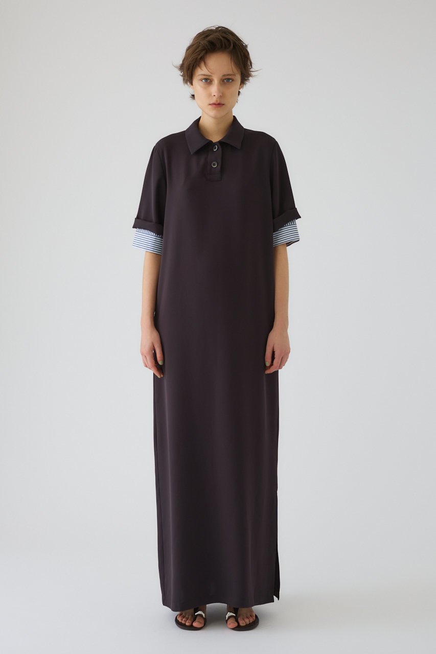 【リムアーク/RIM.ARK】の【4/1 10:00販売開始】Polo design maxi OP/ワンピース インテリア・キッズ・メンズ・レディースファッション・服の通販 founy(ファニー) ファッション Fashion レディースファッション Fashion for Women ワンピース Dresses チュニック Tunic Tops & Dresses おすすめ Recommended / Our Picks ストライプ Stripe, Striped Pattern チュニック Tunic, Long Top ツイル Twist, Twisted Detail マキシ Maxi, Full Length ロング Long, Long-Length 新作・新入荷 New Arrivals / New In ダークブラウン|ID: prp329100004898091 ipo3291000000036638336