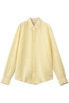 【フランク&アイリーン/Frank&Eileen / MEN】の【MEN】 FINBAR イタリアンリネン イエローストライプ シャツ 人気、トレンドファッション・服の通販 founy(ファニー) ファッション Fashion メンズファッション Fashion for Men イエロー Yellow ストライプ Stripe, Striped Pattern スリーブ Sleeve, Long Sleeve / Short Sleeve リゾート Resort, Vacation Style リネン Linen, Linen Fabric ロング Long, Long-Length 新作・新入荷 New Arrivals / New In thumbnail ライトイエロー|ID: prp329100004898092 ipo3291000000036638345