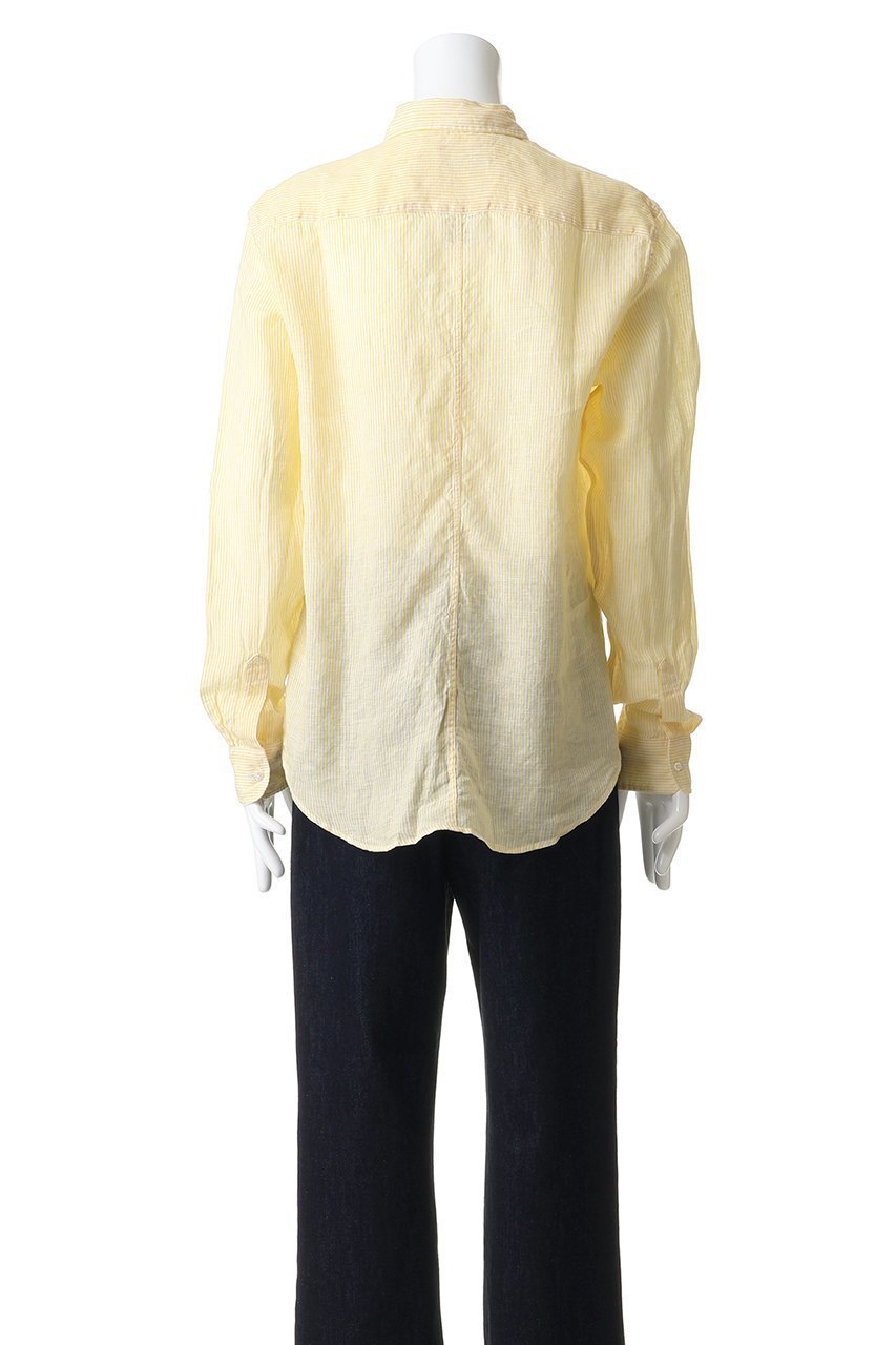 【フランク&アイリーン/Frank&Eileen / MEN】の【MEN】 FINBAR イタリアンリネン イエローストライプ シャツ 人気、トレンドファッション・服の通販 founy(ファニー) 　ファッション　Fashion　メンズファッション　Fashion for Men　イエロー　Yellow　ストライプ　Stripe, Striped Pattern　スリーブ　Sleeve, Long Sleeve / Short Sleeve　リゾート　Resort, Vacation Style　リネン　Linen, Linen Fabric　ロング　Long, Long-Length　新作・新入荷　New Arrivals / New In　other-4|ID: prp329100004898092 ipo3291000000036638348