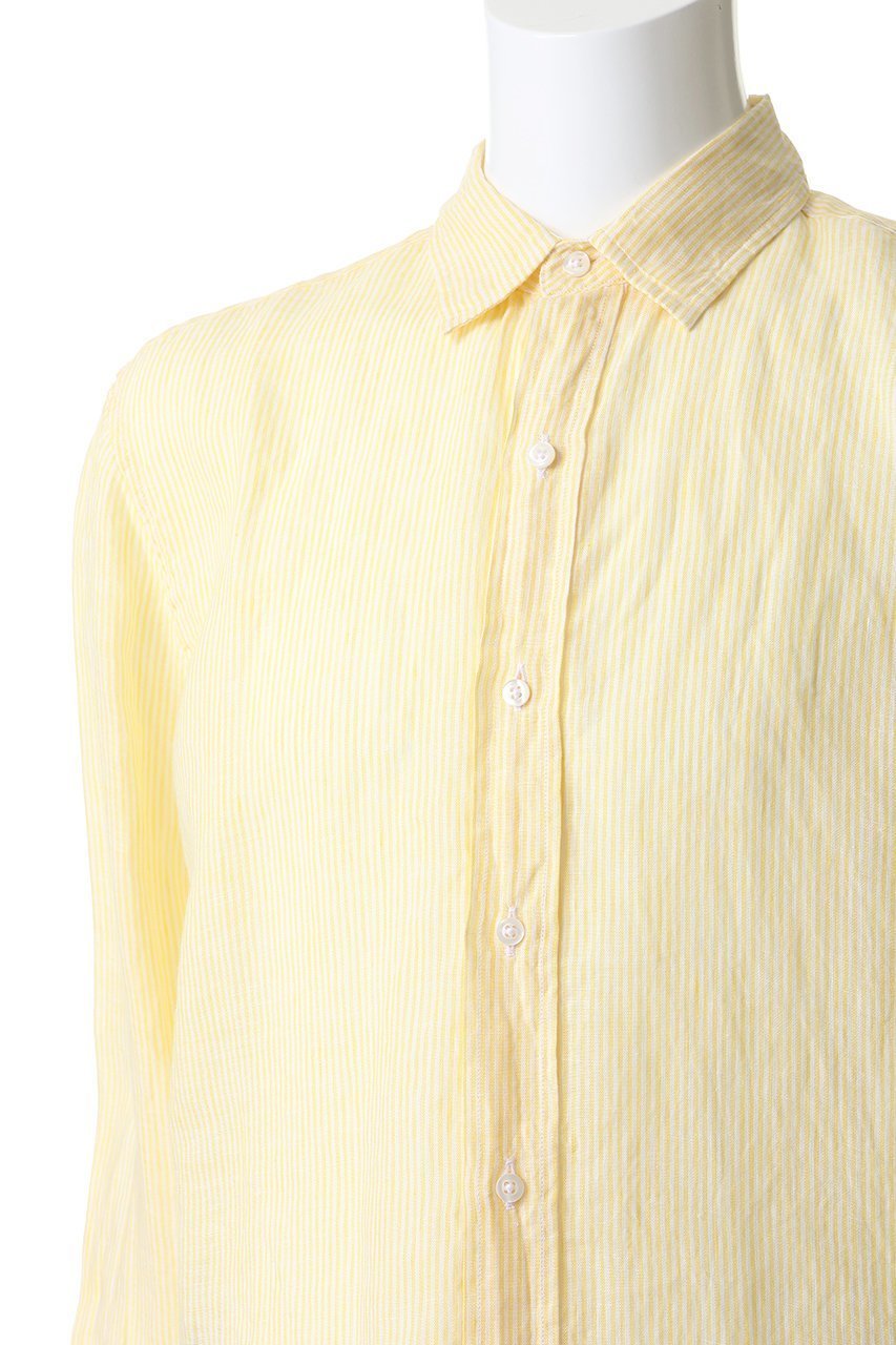 【フランク&アイリーン/Frank&Eileen / MEN】の【MEN】 FINBAR イタリアンリネン イエローストライプ シャツ 人気、トレンドファッション・服の通販 founy(ファニー) 　ファッション　Fashion　メンズファッション　Fashion for Men　イエロー　Yellow　ストライプ　Stripe, Striped Pattern　スリーブ　Sleeve, Long Sleeve / Short Sleeve　リゾート　Resort, Vacation Style　リネン　Linen, Linen Fabric　ロング　Long, Long-Length　新作・新入荷　New Arrivals / New In　other-5|ID: prp329100004898092 ipo3291000000036638349