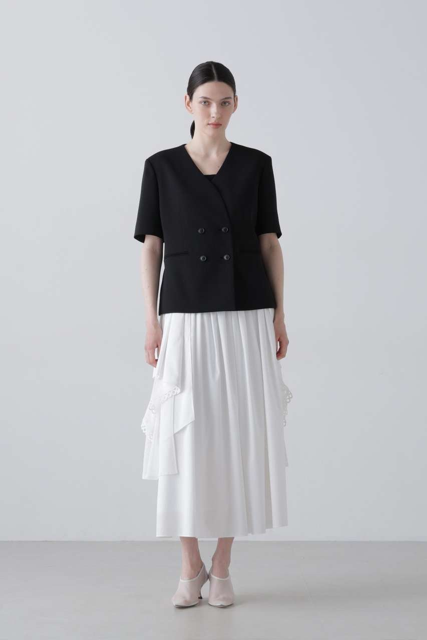 【アドーア/ADORE】のストレッチジョーゼットジャケット 人気、トレンドファッション・服の通販 founy(ファニー) 　ファッション　Fashion　レディースファッション　Fashion for Women　アウター　Coat / Outerwear Collection　レディースジャケット・軽アウター　Jackets　おすすめ　Recommended / Our Picks　コンパクト　Compact, Small Size　ジャケット　Jacket, Outerwear　セットアップ　Set-Up, Coordinated Outfit　ダブル　Double, Double-Breasted　エレガント 上品　Elegant　新作・新入荷　New Arrivals / New In　other-2|ID: prp329100004898098 ipo3291000000036638405