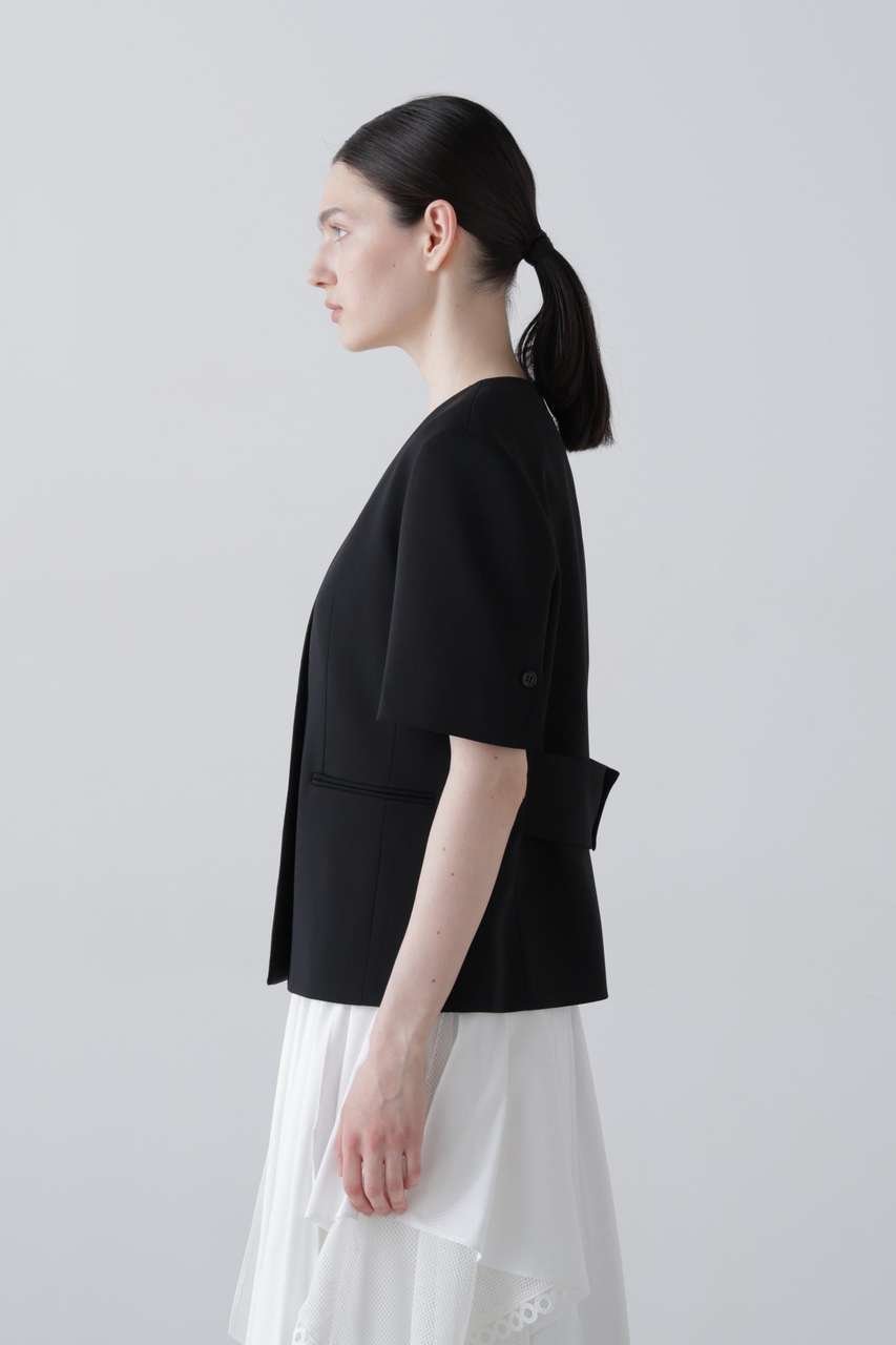 【アドーア/ADORE】のストレッチジョーゼットジャケット 人気、トレンドファッション・服の通販 founy(ファニー) 　ファッション　Fashion　レディースファッション　Fashion for Women　アウター　Coat / Outerwear Collection　レディースジャケット・軽アウター　Jackets　おすすめ　Recommended / Our Picks　コンパクト　Compact, Small Size　ジャケット　Jacket, Outerwear　セットアップ　Set-Up, Coordinated Outfit　ダブル　Double, Double-Breasted　エレガント 上品　Elegant　新作・新入荷　New Arrivals / New In　other-7|ID: prp329100004898098 ipo3291000000036638410