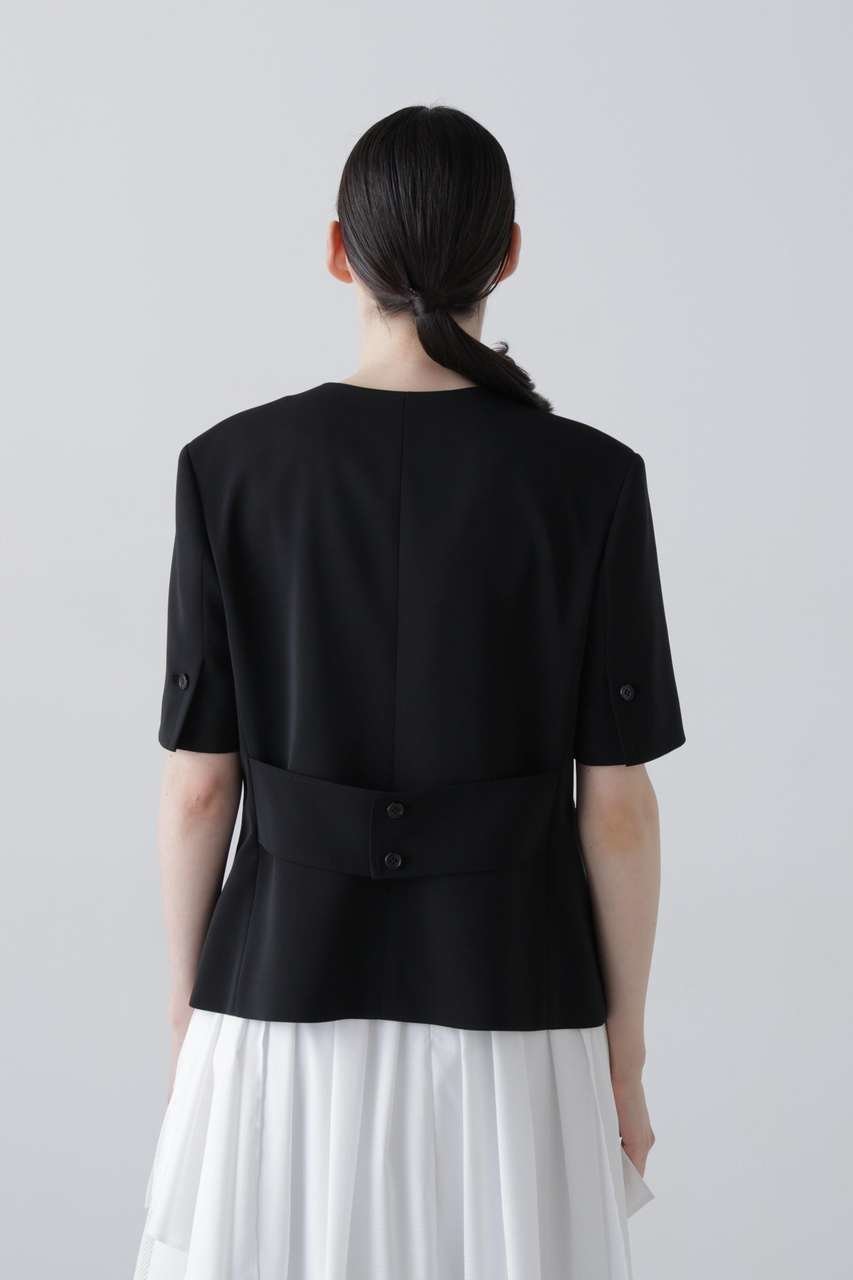 【アドーア/ADORE】のストレッチジョーゼットジャケット 人気、トレンドファッション・服の通販 founy(ファニー) 　ファッション　Fashion　レディースファッション　Fashion for Women　アウター　Coat / Outerwear Collection　レディースジャケット・軽アウター　Jackets　おすすめ　Recommended / Our Picks　コンパクト　Compact, Small Size　ジャケット　Jacket, Outerwear　セットアップ　Set-Up, Coordinated Outfit　ダブル　Double, Double-Breasted　エレガント 上品　Elegant　新作・新入荷　New Arrivals / New In　other-8|ID: prp329100004898098 ipo3291000000036638411