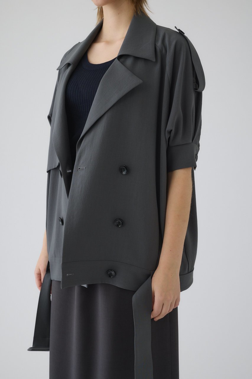 【リムアーク/RIM.ARK】の【4/1 10:00販売開始】Soft trench JK/ジャケット 人気、トレンドファッション・服の通販 founy(ファニー) 　ファッション　Fashion　レディースファッション　Fashion for Women　アウター　Coat / Outerwear Collection　レディースジャケット・軽アウター　Jackets　おすすめ　Recommended / Our Picks　インナー　Innerwear　ジャケット　Jacket, Outerwear　セットアップ　Set-Up, Coordinated Outfit　ドレープ　Drape, Draping Fabric　ワイド　Wide, Wide Fit　エレガント 上品　Elegant　新作・新入荷　New Arrivals / New In　other-3|ID: prp329100004898099 ipo3291000000036638417