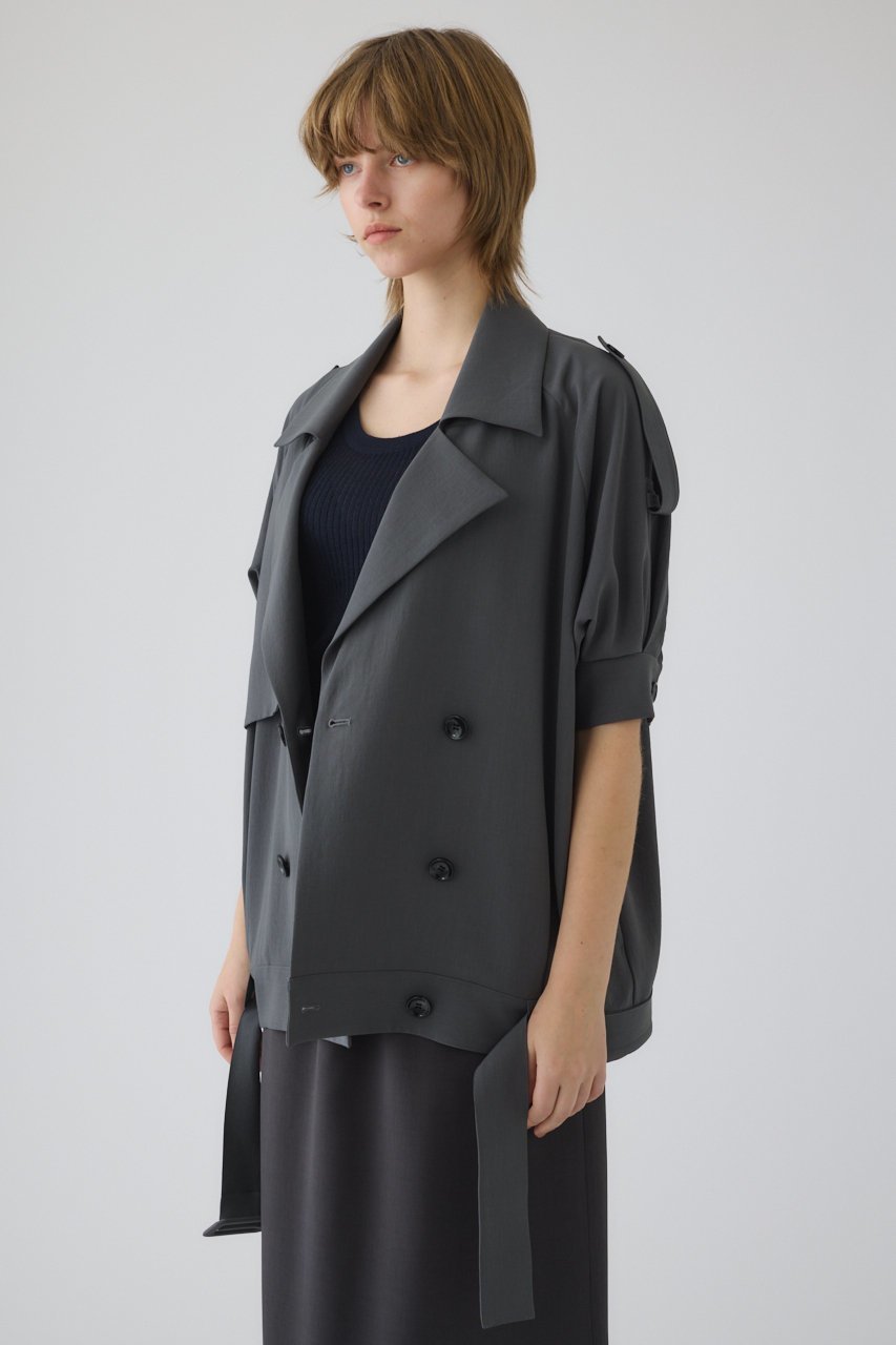 【リムアーク/RIM.ARK】の【4/1 10:00販売開始】Soft trench JK/ジャケット 人気、トレンドファッション・服の通販 founy(ファニー) 　ファッション　Fashion　レディースファッション　Fashion for Women　アウター　Coat / Outerwear Collection　レディースジャケット・軽アウター　Jackets　おすすめ　Recommended / Our Picks　インナー　Innerwear　ジャケット　Jacket, Outerwear　セットアップ　Set-Up, Coordinated Outfit　ドレープ　Drape, Draping Fabric　ワイド　Wide, Wide Fit　エレガント 上品　Elegant　新作・新入荷　New Arrivals / New In　other-4|ID: prp329100004898099 ipo3291000000036638418