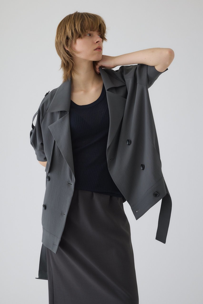 【リムアーク/RIM.ARK】の【4/1 10:00販売開始】Soft trench JK/ジャケット 人気、トレンドファッション・服の通販 founy(ファニー) 　ファッション　Fashion　レディースファッション　Fashion for Women　アウター　Coat / Outerwear Collection　レディースジャケット・軽アウター　Jackets　おすすめ　Recommended / Our Picks　インナー　Innerwear　ジャケット　Jacket, Outerwear　セットアップ　Set-Up, Coordinated Outfit　ドレープ　Drape, Draping Fabric　ワイド　Wide, Wide Fit　エレガント 上品　Elegant　新作・新入荷　New Arrivals / New In　other-8|ID: prp329100004898099 ipo3291000000036638422