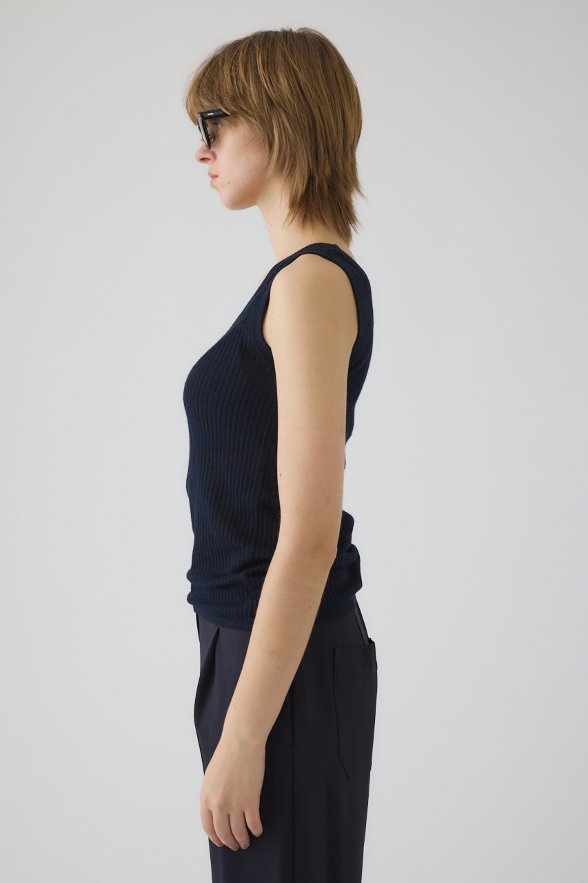 【リムアーク/RIM.ARK】の【4/1 10:00販売開始】Needle knit tank top/タンクトップ 人気、トレンドファッション・服の通販 founy(ファニー) ファッション Fashion レディースファッション Fashion for Women トップス・カットソー Cut & Sew Tops ニット Knit Tops & Sweaters カジュアルプルオーバー・ニットトップス Pullovers & Knit Tops / Casual Pullovers おすすめ Recommended / Our Picks インナー Innerwear キャミソール Camisole, Spaghetti Strap Top タンク Tank Top, Sleeveless Top エレガント 上品 Elegant 新作・新入荷 New Arrivals / New In other-6|ID: prp329100004898103 ipo3291000000036638457