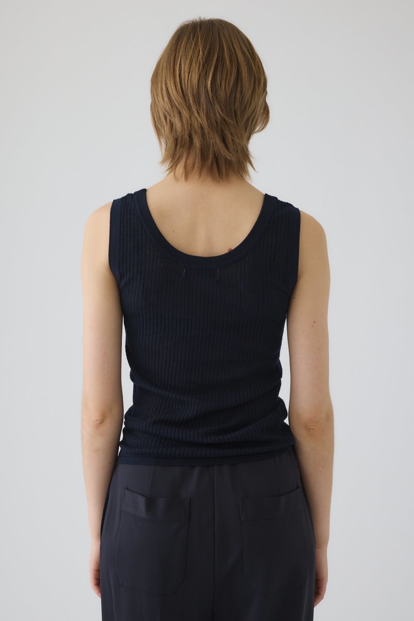 【リムアーク/RIM.ARK】の【4/1 10:00販売開始】Needle knit tank top/タンクトップ 人気、トレンドファッション・服の通販 founy(ファニー) ファッション Fashion レディースファッション Fashion for Women トップス・カットソー Cut & Sew Tops ニット Knit Tops & Sweaters カジュアルプルオーバー・ニットトップス Pullovers & Knit Tops / Casual Pullovers おすすめ Recommended / Our Picks インナー Innerwear キャミソール Camisole, Spaghetti Strap Top タンク Tank Top, Sleeveless Top エレガント 上品 Elegant 新作・新入荷 New Arrivals / New In other-7|ID: prp329100004898103 ipo3291000000036638458