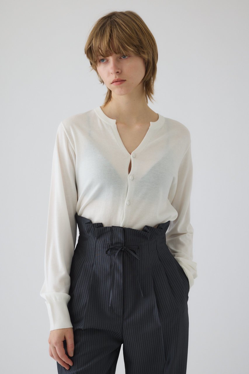 【リムアーク/RIM.ARK】の【4/1 10:00販売開始】Comfortable compact C/D/カーディガン 人気、トレンドファッション・服の通販 founy(ファニー) ファッション Fashion レディースファッション Fashion for Women トップス・カットソー Cut & Sew Tops ニット Knit Tops & Sweaters カーディガン・羽織り Layered Style Cardigans おすすめ Recommended / Our Picks カーディガン Cardigan, Knitwear コンパクト Compact, Small Size シルク Silk, 100% Silk フレア Flare, Flared フロント Front, Front Design ワイド Wide, Wide Fit 夏 Summer 新作・新入荷 New Arrivals / New In 春 Spring S/S・春夏 SS, Spring/Summer, Warm Season other-1|ID: prp329100004898104 ipo3291000000036638460