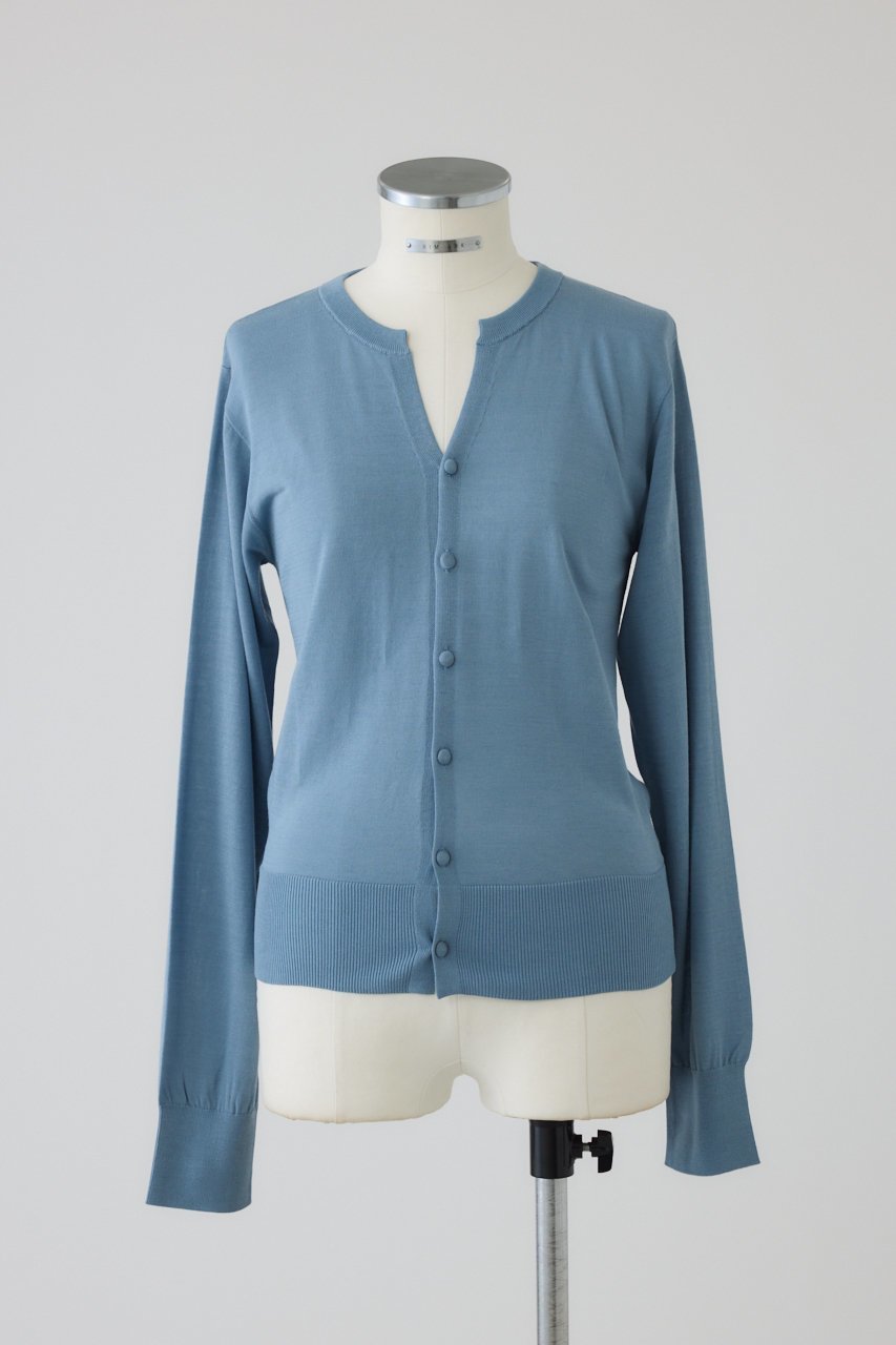 【リムアーク/RIM.ARK】の【4/1 10:00販売開始】Comfortable compact C/D/カーディガン インテリア・キッズ・メンズ・レディースファッション・服の通販 founy(ファニー) ファッション Fashion レディースファッション Fashion for Women トップス・カットソー Cut & Sew Tops ニット Knit Tops & Sweaters カーディガン・羽織り Layered Style Cardigans おすすめ Recommended / Our Picks カーディガン Cardigan, Knitwear コンパクト Compact, Small Size シルク Silk, 100% Silk フレア Flare, Flared フロント Front, Front Design ワイド Wide, Wide Fit 夏 Summer 新作・新入荷 New Arrivals / New In 春 Spring S/S・春夏 SS, Spring/Summer, Warm Season ライトブルー|ID: prp329100004898104 ipo3291000000036638464