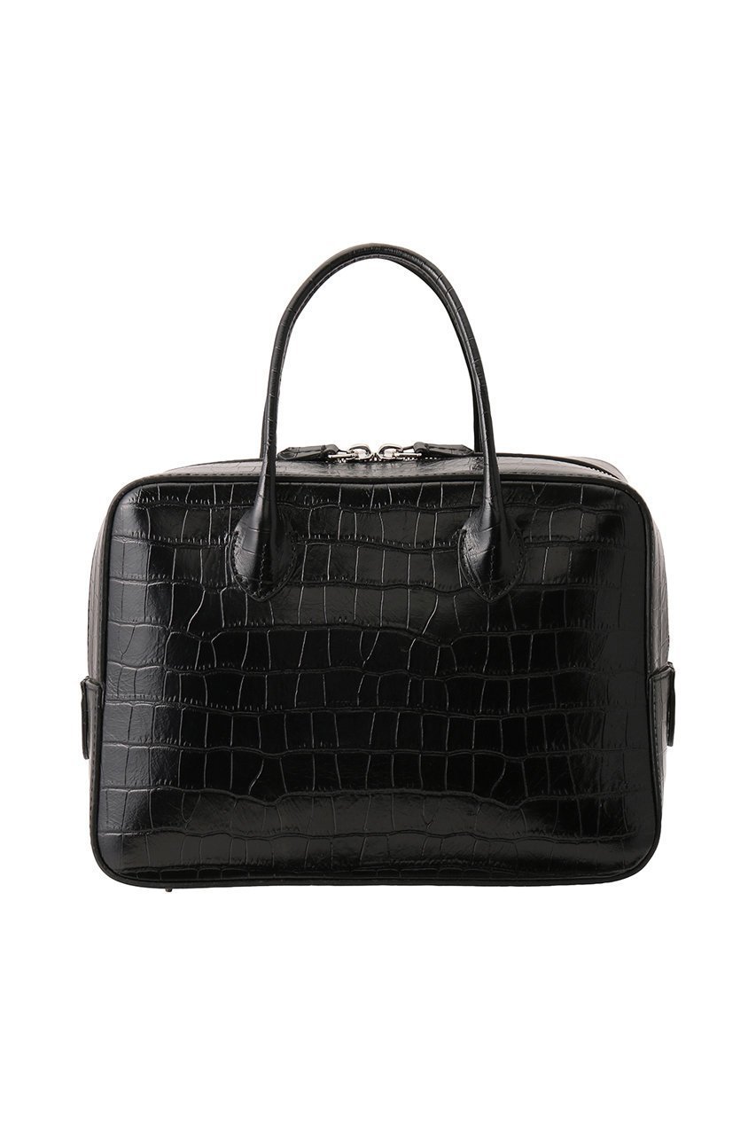 【メゾンカナウ/MAISON CANAU】のCROCO BOX-BOSTON(M) インテリア・キッズ・メンズ・レディースファッション・服の通販 founy(ファウニー) ファッション Fashion レディースファッション Fashion for Women アクリル Acrylic Material イタリア Italy インナー Innerwear エレガント 上品 Elegant コーティング Coating, Coated Finish なめらか Smooth, Silky Texture 再入荷 Restock / Back in Stock ブラック|ID: prp329100004898107 ipo3291000000036640183