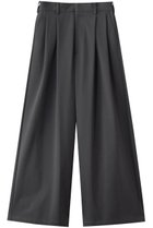【グラフペーパー/Graphpaper】のCompact Ponte Wide Pants/パンツ 人気、トレンドファッション・服の通販 founy(ファニー) ファッション Fashion レディースファッション Fashion for Women パンツ Pants & Trousers フロント Front, Front Design ループ Loop, Loop Knit ロング Long, Long-Length ワイド Wide, Wide Fit thumbnail チャコールグレー|ID: prp329100004898135 ipo3291000000036641052