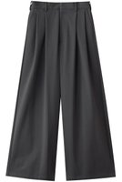 【グラフペーパー/Graphpaper】のCompact Ponte Wide Pants/パンツ 人気、トレンドファッション・服の通販 founy(ファニー) ファッション Fashion レディースファッション Fashion for Women パンツ Pants & Trousers フロント Front, Front Design ループ Loop, Loop Knit ロング Long, Long-Length ワイド Wide, Wide Fit |ID:prp329100004898135