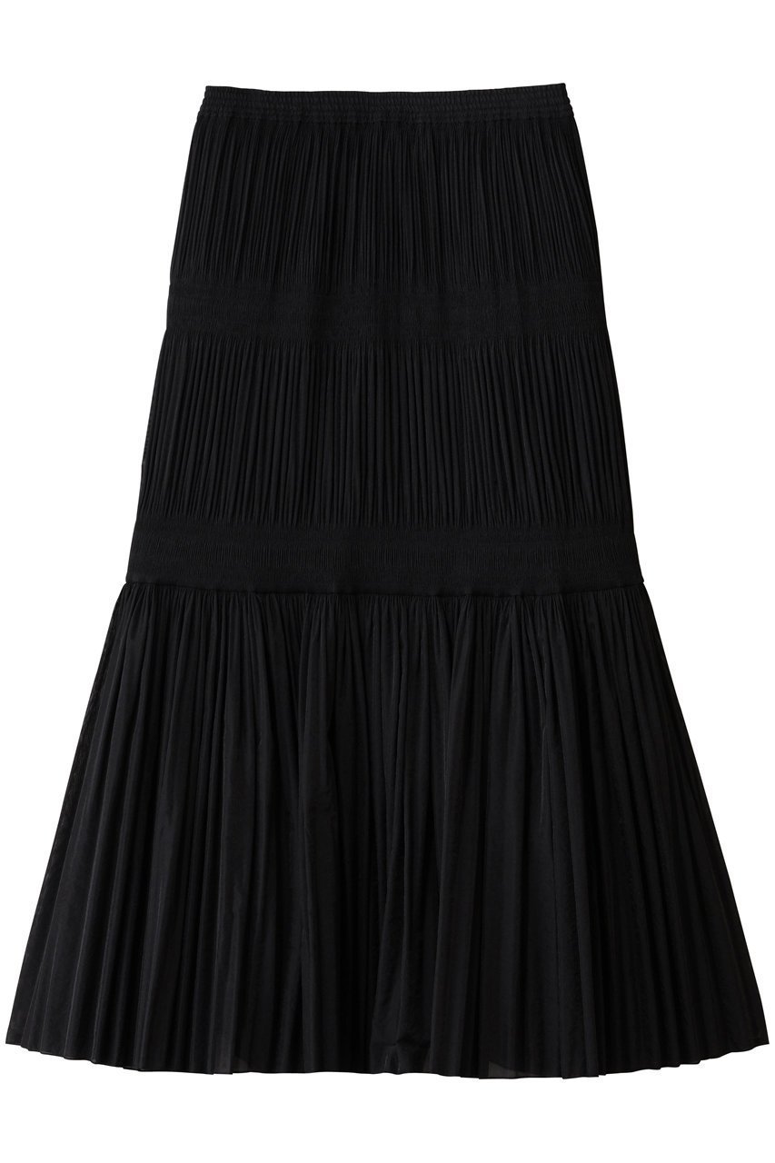 【デパリエ/DEPAREILLE】のオーガンジーティアードプリーツスカート インテリア・キッズ・メンズ・レディースファッション・服の通販 founy(ファニー) ファッション Fashion レディースファッション Fashion for Women スカート Skirts プリーツスカート / 上品フェミニンスタイル Pleated Skirts ロングスカート Long Skirts / Maxi & Midi Skirts オーガンジー Organza Fabric シンプル Simple, Minimal フェミニン Feminine, Girly プリーツ Pleats, Pleated リュクス Luxury, Elegant, High-End, Chic ロング Long, Long-Length ブラック|ID: prp329100004898152 ipo3291000000036641627