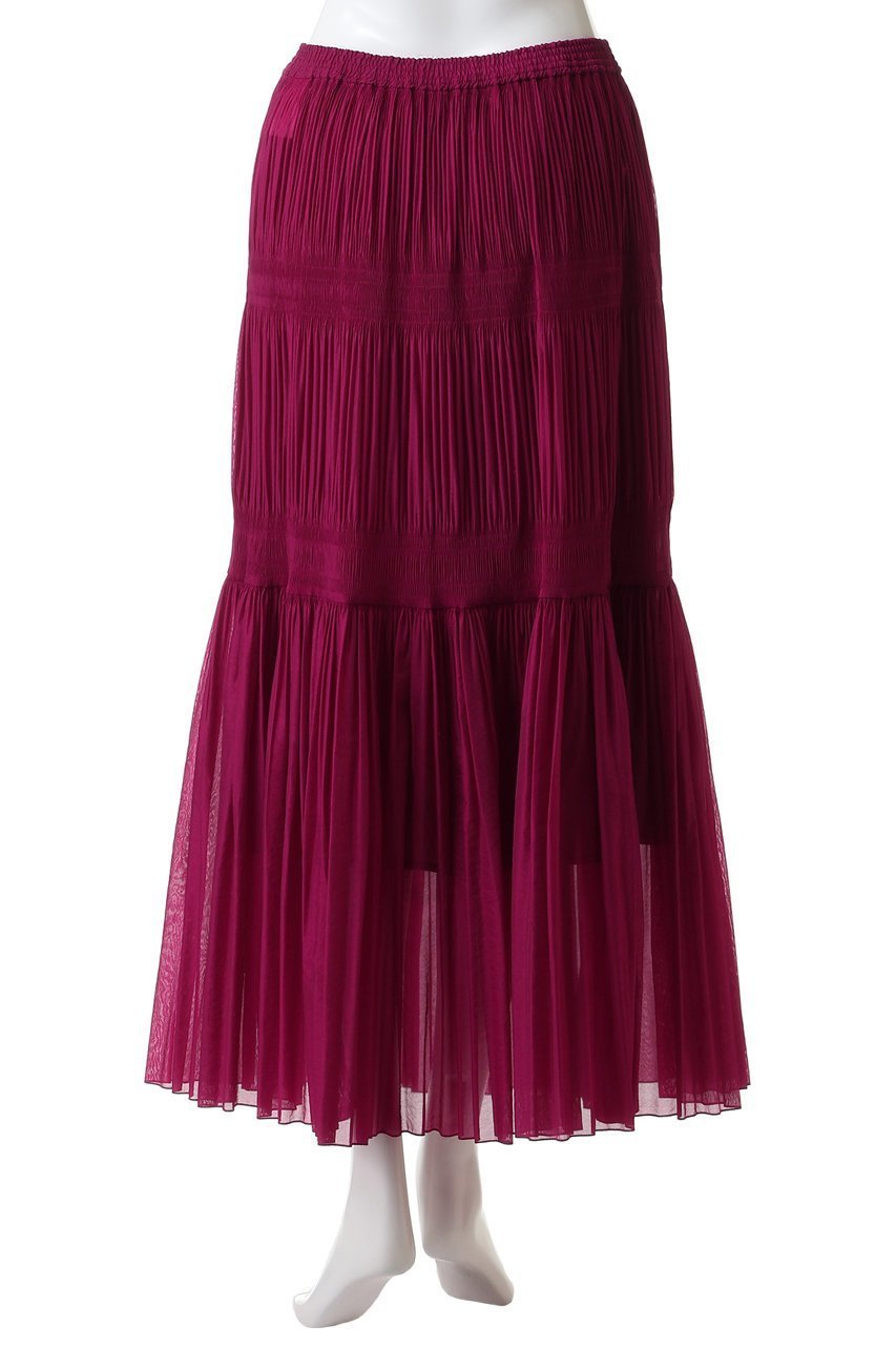 【デパリエ/DEPAREILLE】のオーガンジーティアードプリーツスカート 人気、トレンドファッション・服の通販 founy(ファニー) ファッション Fashion レディースファッション Fashion for Women スカート Skirts プリーツスカート / 上品フェミニンスタイル Pleated Skirts ロングスカート Long Skirts / Maxi & Midi Skirts オーガンジー Organza Fabric シンプル Simple, Minimal フェミニン Feminine, Girly プリーツ Pleats, Pleated リュクス Luxury, Elegant, High-End, Chic ロング Long, Long-Length other-4|ID: prp329100004898152 ipo3291000000036641630